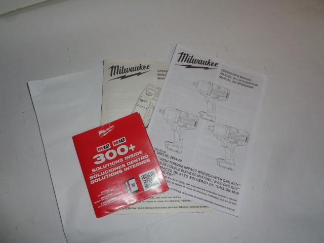 NEW MILWAUKEE M18 FUEL HIGH-TORQUE IMPACT WRENCH 1/2 DRIVE 2863-22 BSR35