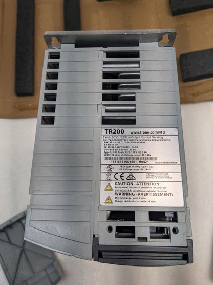 TRANE TR200 131L1510 VARIABLE FREQUENCY DRIVE TYPE 1 IP21 1P4X NEW R27