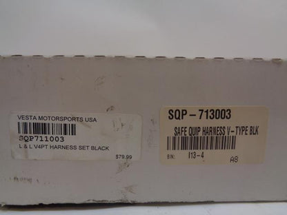 NOS SAFE QUIP 4 POINT V-BELT RACING HARNESS SFI 16.1 05.2008 SQP-713003 R18