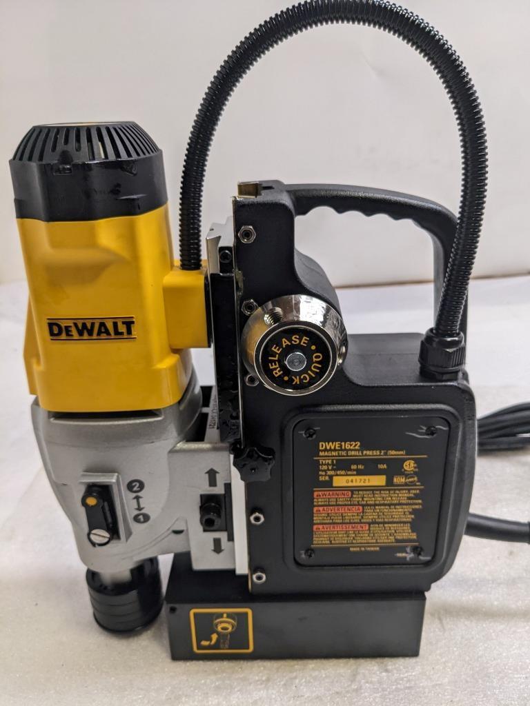 DEWALT DWE1622K MAGNETIC DRILL PRESS 2-SPEED 300-450RPM 4-3/8" NEW #2 BSR35