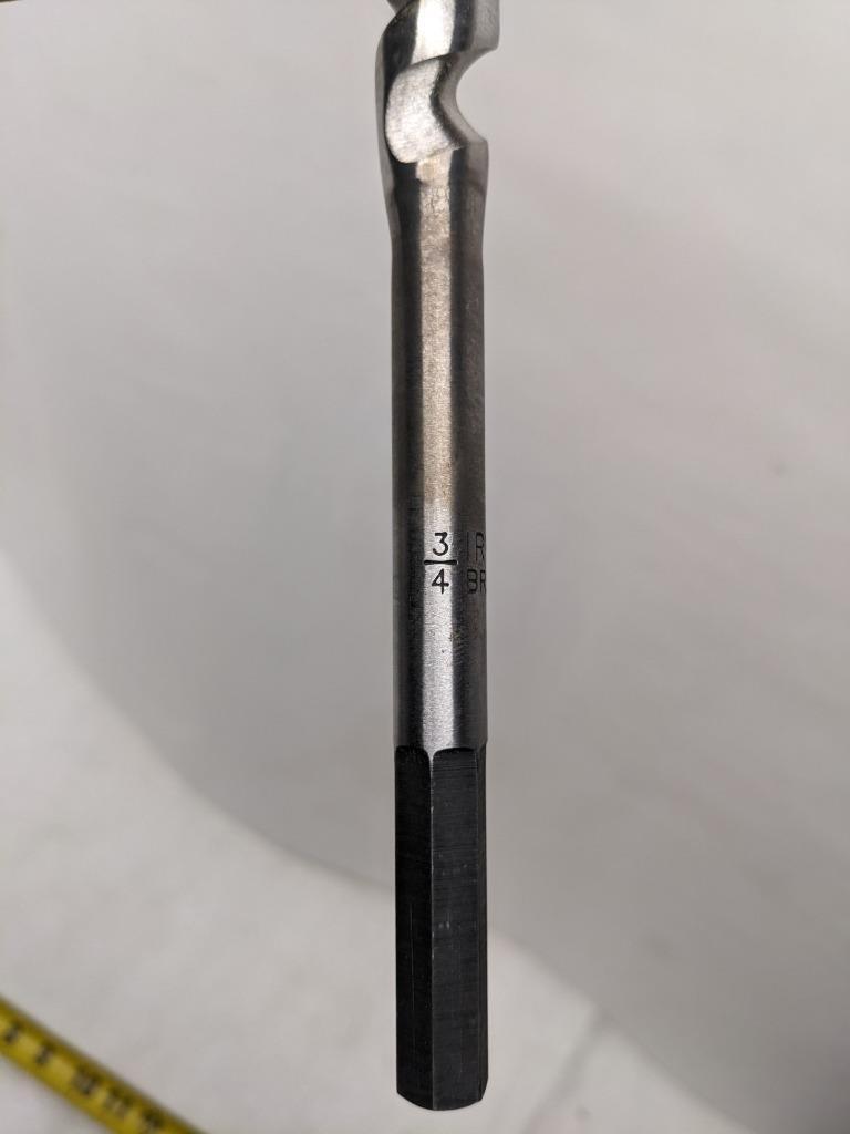 IRWIN 47412 SPEEDBOR SHIP AUGER BIT 3/4" X 17" W/O AUGER FILE NEW R22T7