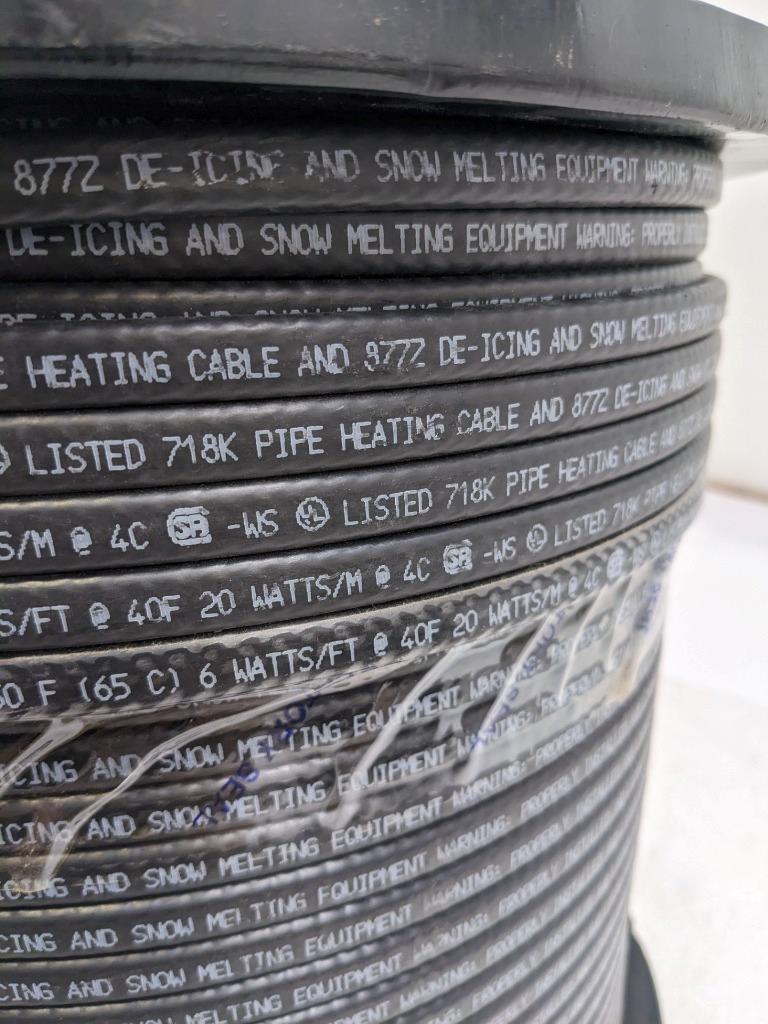 NVENT RAYCHEM WGRD-H622-1000 PARALLEL SELF-REG HEATING CABLE 240V 1000' NEW D0