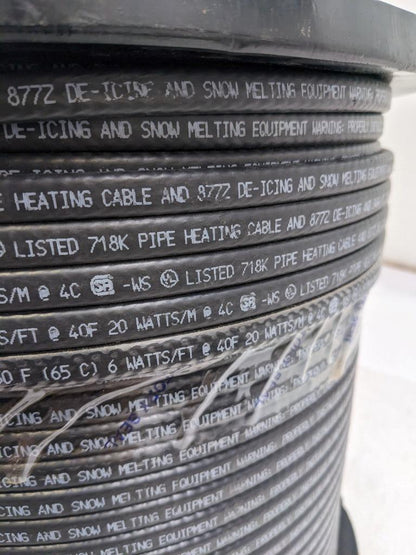 NVENT RAYCHEM WGRD-H622-1000 PARALLEL SELF-REG HEATING CABLE 240V 1000' NEW D0