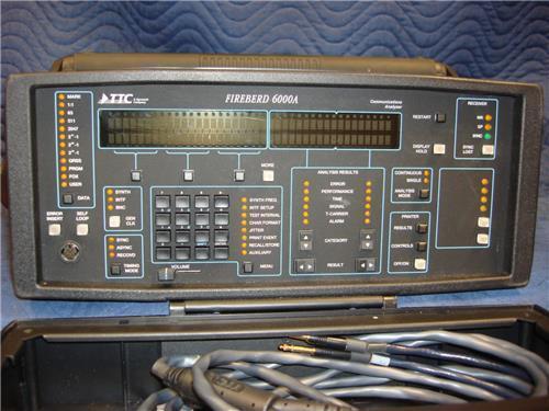 USED PORTABLE TTC ACTERNA FIREBERD 6000A COMMUNICATION ANALYZER R4