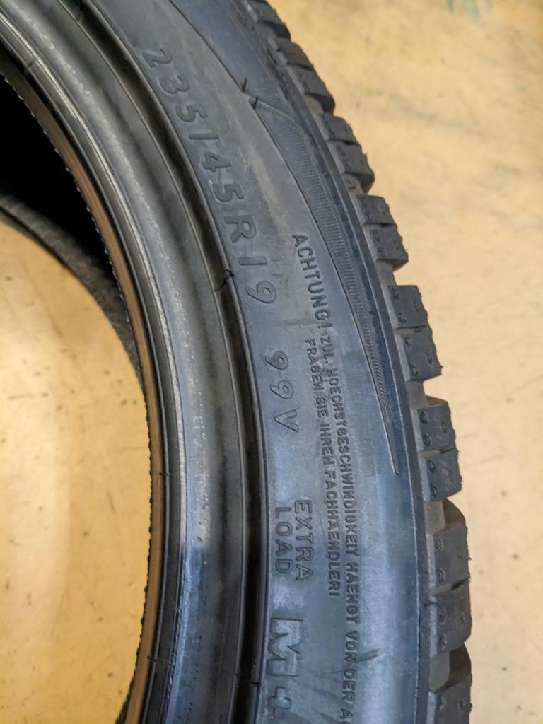 DUNLOP SP WINTER SPORT 3D (AO) AUDI P 235 45 19 99V XL TIRE 265024727