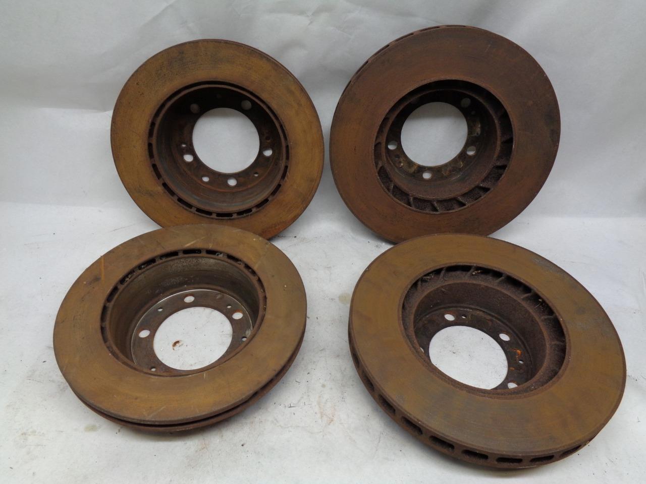 FULL SET USED GENUINE PORSCHE 928 92-95 DISC BRAKE ROTORS 928 351 045 01