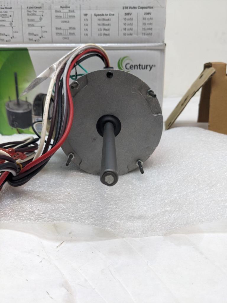 CENTURY FE6001F MASTERFIT PRO CONDENSER FAN MOTOR WITH CAPACITOR NEW R30