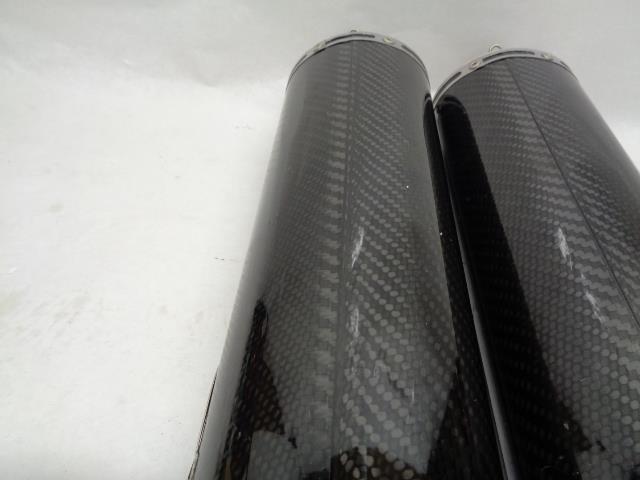 USED PAIR OF M4 CARBON FIBER MUFFLERS 2000-2006 KAWASAKI HONDA SUZUKI R16