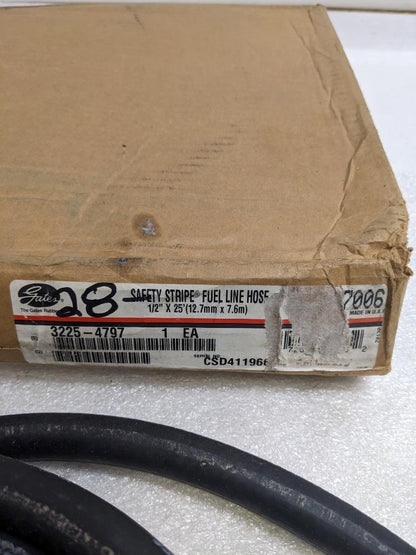 GATES 27006 FUEL HOSE 25' LONG 1/2" ID NITRILE NEW R15