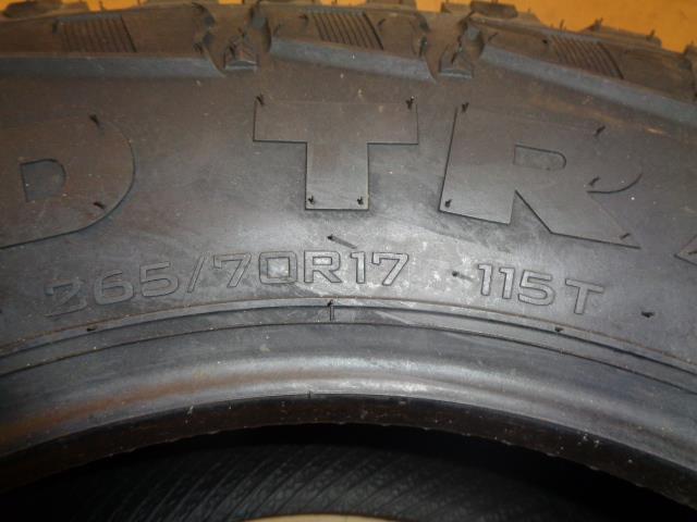 1 WILD TRAIL ALL TERRAIN XT P 265 70 17 115T SL TIRE BQ2 SU16