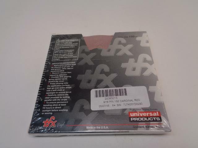 1 NEW UNIVERSAL PRODUCTS TFX 8/16" PIN 1500' CARDINAL RED 00085015 R7TE