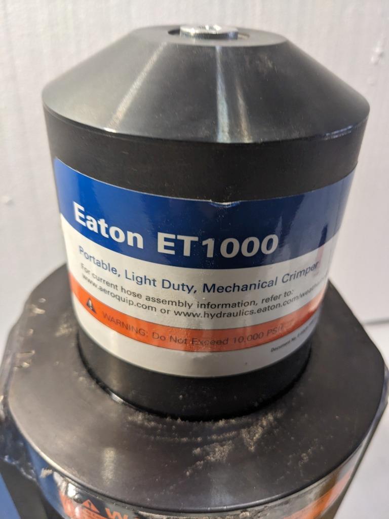 EATON ET1000-001 AEROQUIP PORTABLE HYDRAULIC CRIMPING MACHINE NO PUMP NEW R30
