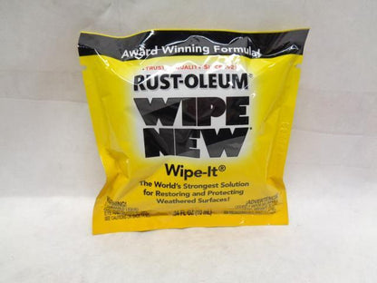 NEW PACK OF 6 RUST-OLEUM WIPE NEW HEADLIGHT RESTORE CLOTH & KIT R28