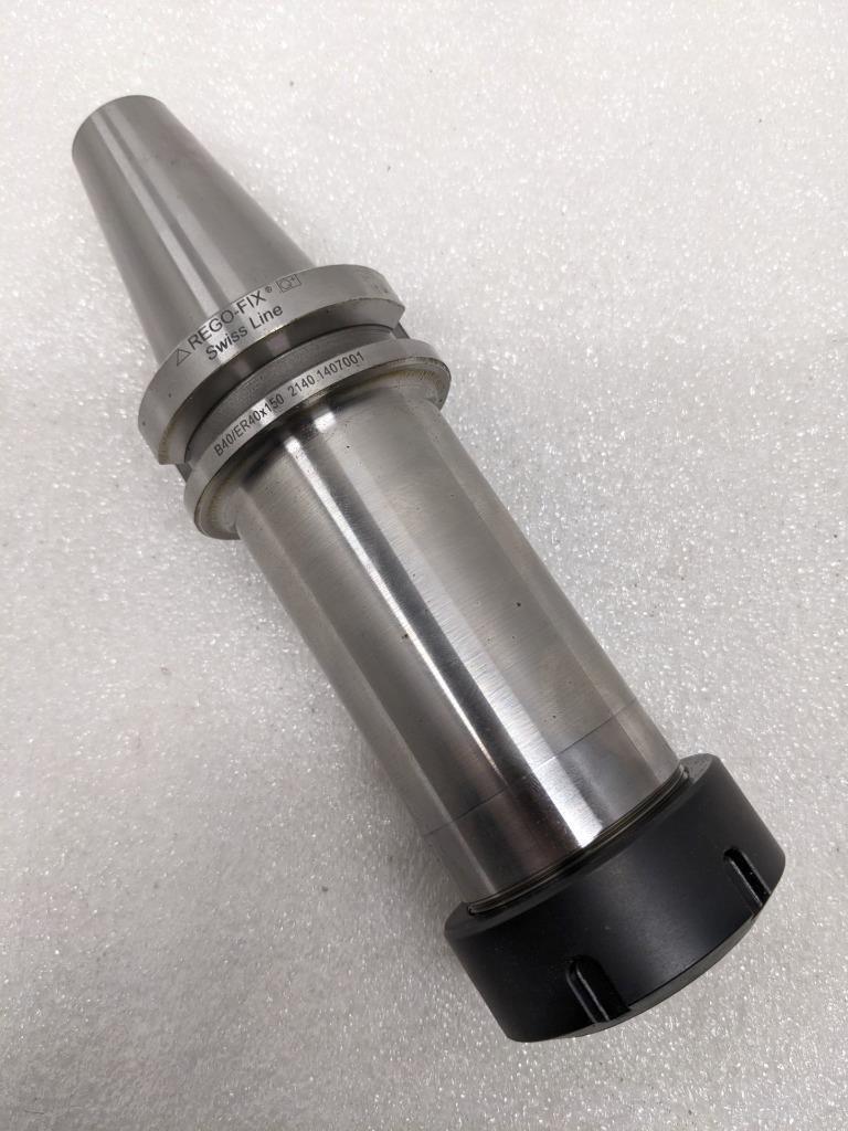 REGO-FIX BT40/ER40X150MM BT40 COLLET CHUCK X ER40 - 150MM PROJECTION NEW #2 R27