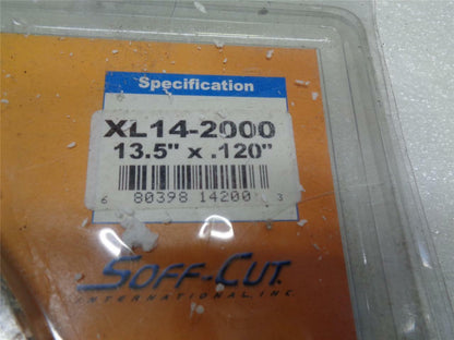 NEW HUSQVARNA EXCEL SOFF-CUT 14" .120" GREEN DIAMOND BLADE XL14-2000 SP1T1