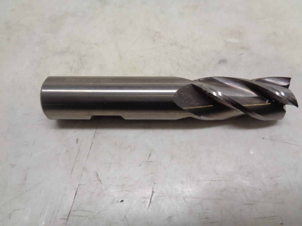 NEW METAL REMOVAL 3/4"x1-1/2"x4" CARBIDE END MILL 308072 4 FLUTE R22T6BF