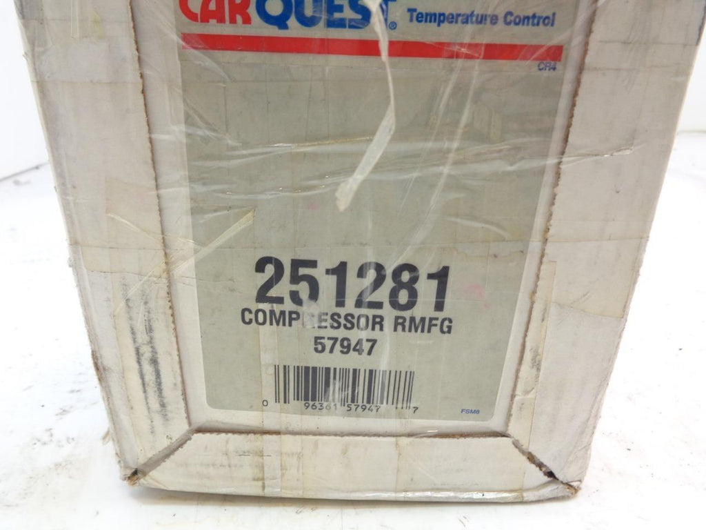 REMAN CARQUEST 251281 AC COMPRESSOR 96-05 CHEVY, GMC, ISUZU, OLDSMOBILE R1