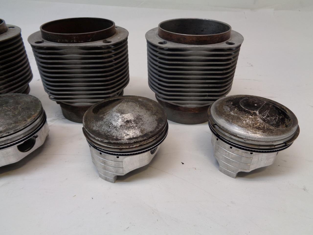 4 PORSCHE VW 356 912 BIG BORE 87mm CYLINDER & PISTONS R21
