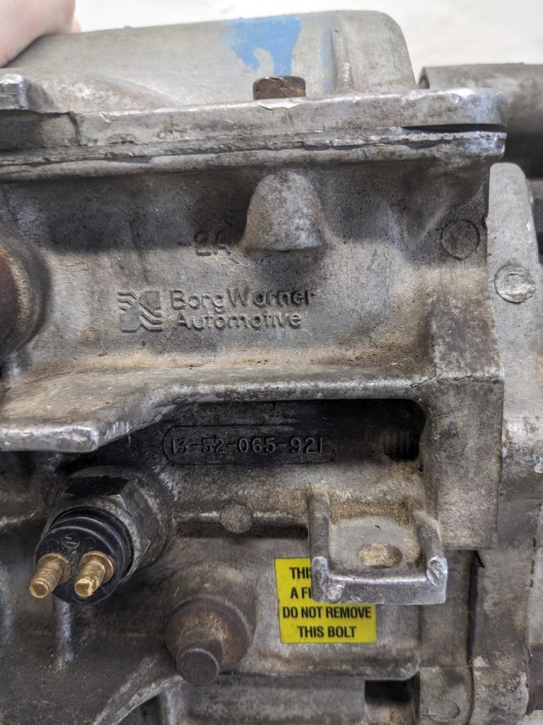 BORGWARNER F3ZR7003AA 5-SPEED T5 MANUAL TRANSMISSION FOR 1993 MUSTANG USED BSRG1