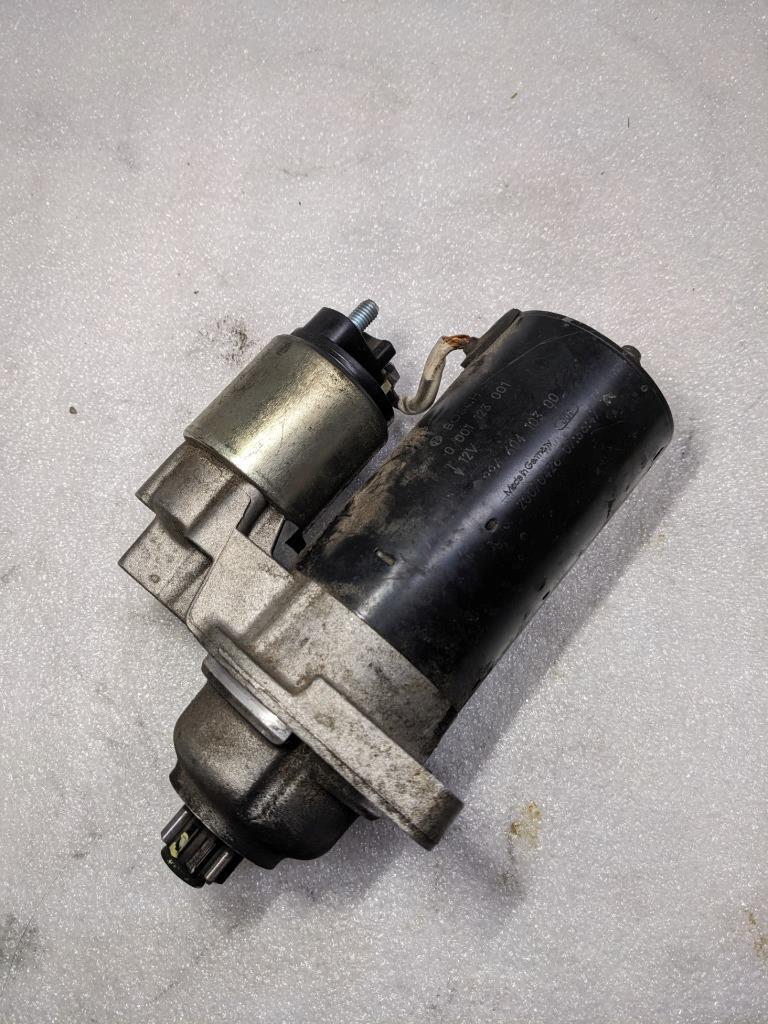 PORSCHE 911/996 STARTER IGNITION BOSCH 99660410300 10-SPLINE USED 996B.G.L.