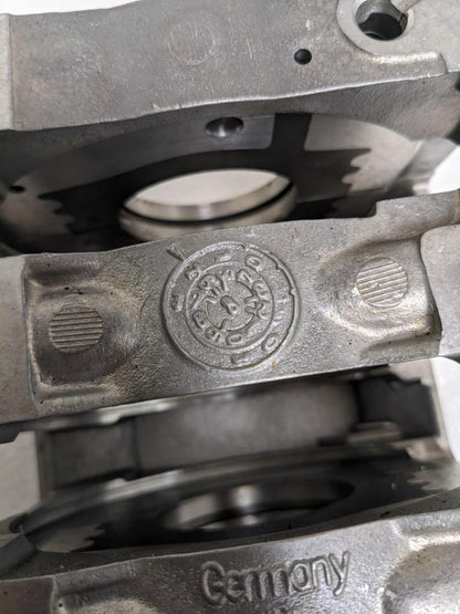 PORSCHE 9961011583R 9961011573R CRANKSHAFT CASE FOR 03 BOXSTER 986 2.7L USED 12