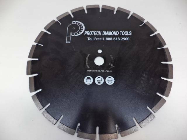 NEW PROTECH DIAMOND TOOLS 14" x .155 ASPHALT DIAMOND BLADE AG-P43-12 SP1T2