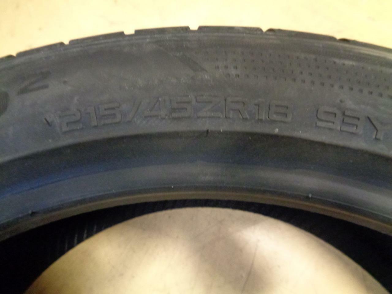 1 NEW HANKOOK VENTUS V12 EVO2 215 45 18 93Y TIRE 1015243 Q1