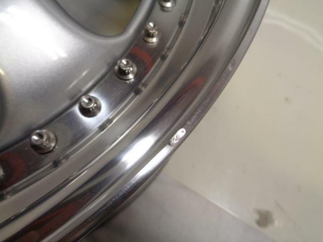 RH 3.6 Turbo Front 18X8.5 5X130 ET47 3PC SILVER WHEEL PORSCHE STYLE WHEEL NEW