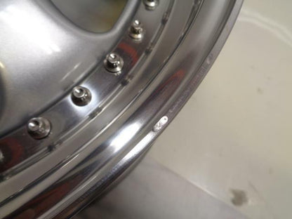 RH 3.6 Turbo Front 18X8.5 5X130 ET47 3PC SILVER WHEEL PORSCHE STYLE WHEEL NEW