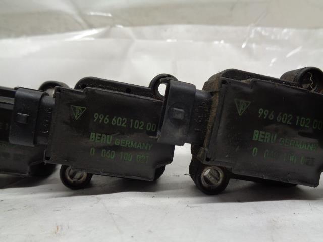 BERU PORSCHE BOXSTER/CARRERA IGNITION COILS SET OF 6 USED 996 602 102 00 R25T6
