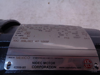 CORRO-DUTY NEMA PREMIUM ELECTRIC AC MOTOR 18704740-100 NEW  H1