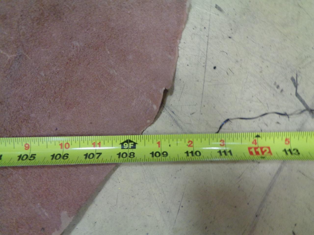 TAN LEATHER HIDE 43.48 SQUARE FEET/4.04 SQUARE METERS NEW N.2 SR