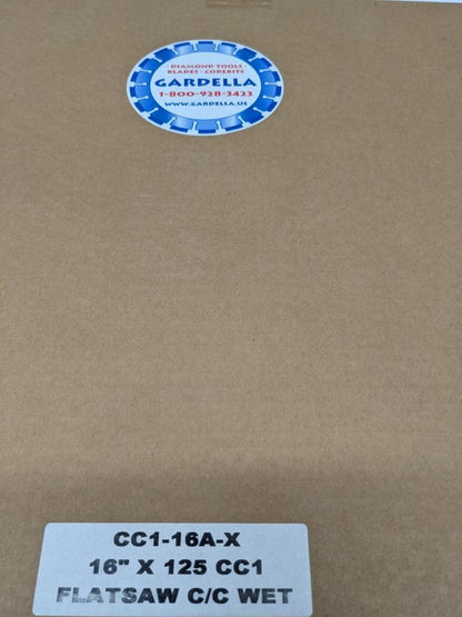 GARDELLA CONCRETE FLATSAW BLADE 35-72HP SOFT BOND CC1-16A NEW R7