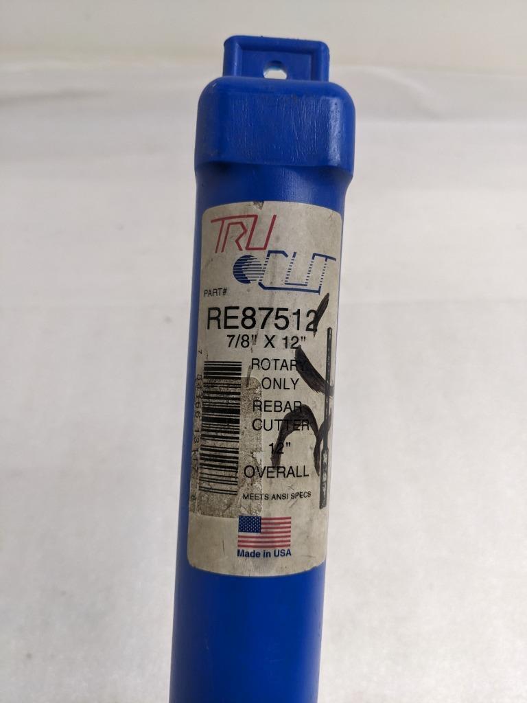 TRUCUT RE87512 REBAR CUTTER 7/8" X 12" ROTARY ONLY NEW R22T5