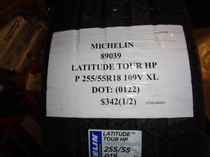 2 MICHELIN LATITUDE TOUR HP P 255 55 18 109V XL TIRES 089039