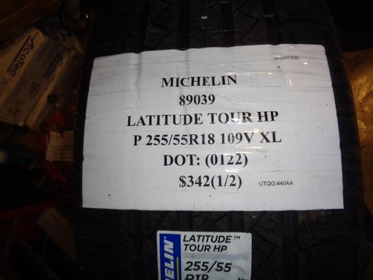 2 MICHELIN LATITUDE TOUR HP P 255 55 18 109V XL TIRES 089039