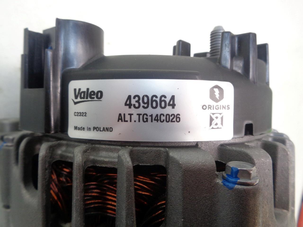 VALEO ALTERNATOR FOR 2010-2014 VOLKSWAGON GOLF MODELS 439664 R14