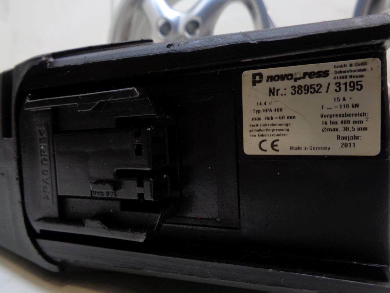 T&B 12 TON DIELESS 14.4V BATTERY POWERED CRIMPER TOOL TBM8-750BSCR USED H1