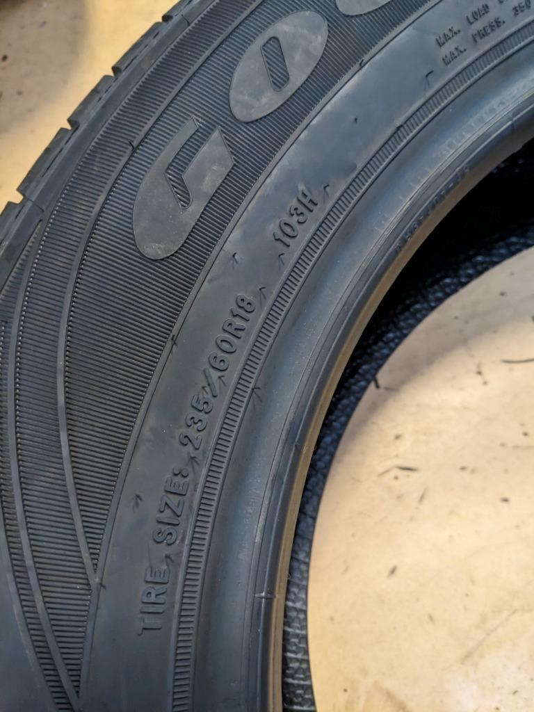 2 GOODYEAR ASSURANCE ALL SEASON P 235 60 18 103H SL TIRES 168803376 CQ2