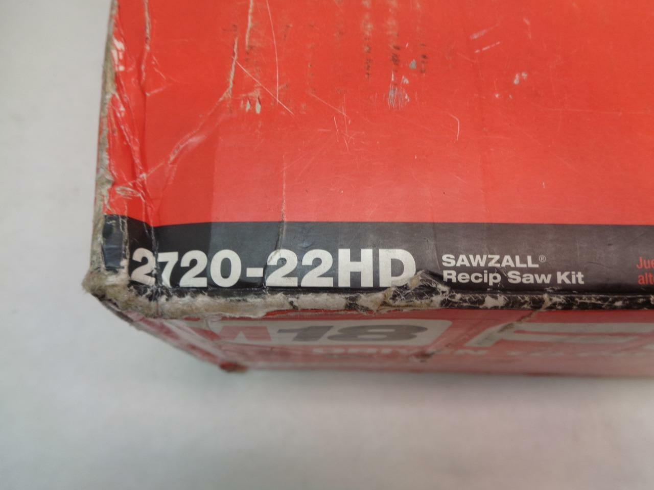 NEW MILWAUKEE 2720-22HD M18 FUEL 18V Cordless SAWZALL KIT SR