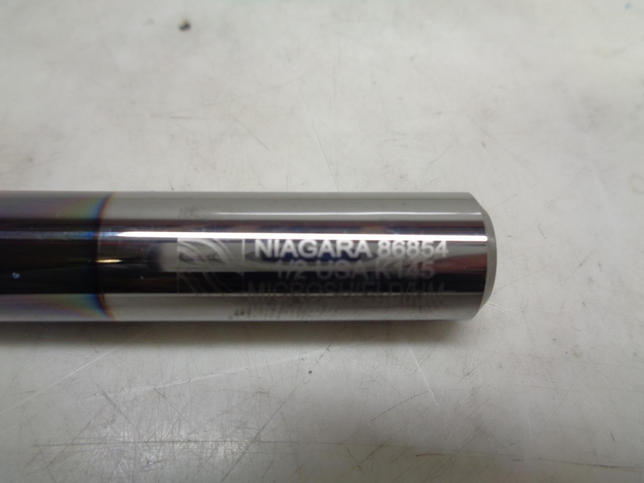 NEW NIAGARA 86854 CARBIDE END MILL 1/2"x1" 3 FLUTE R22T6BA