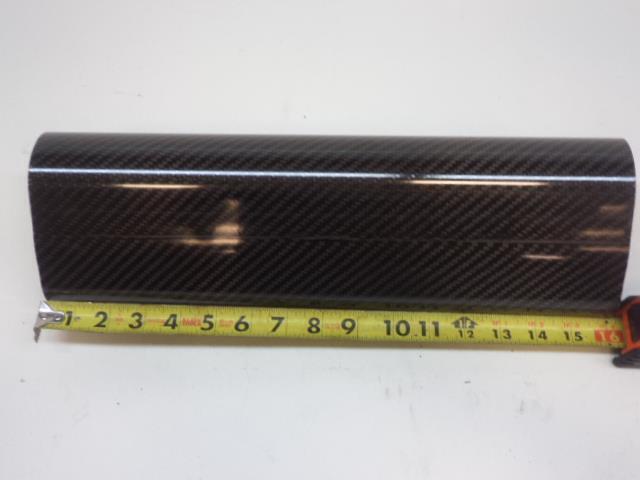 1 NEW 16" TRIANGLE CARBON FIBER MOTORCYCLE EXHAUST SLIP ON COVER R16