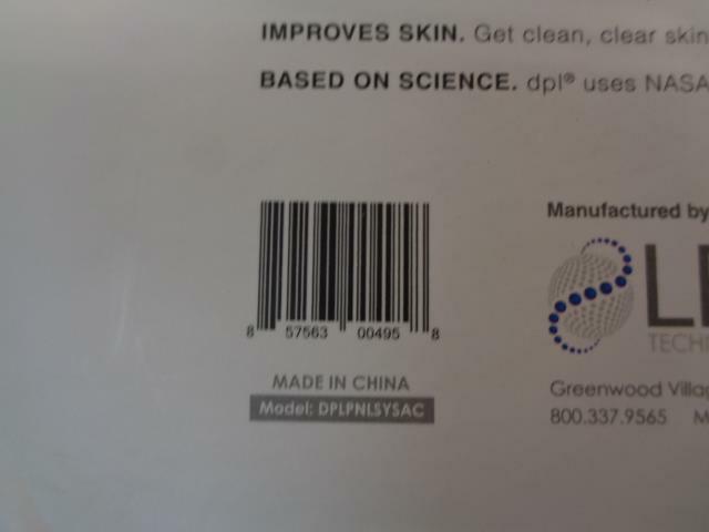 NEW DPL IIA PROFESSIONAL WRINKLE REDUCTION AND ACNE TREATMENT LIGHT THERAPY SR