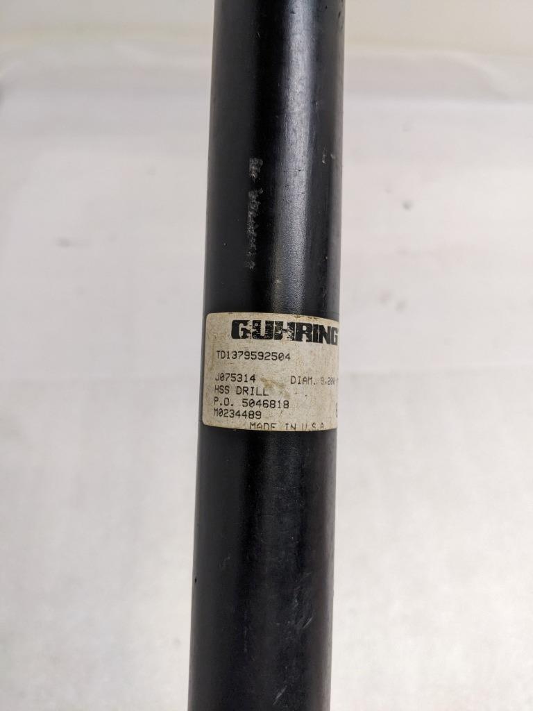 GUHRING J75314 HIGH-SPEED STEEL DRILLS (6-PACK) TD1379592504 9.2MM DIA NEW R22T5