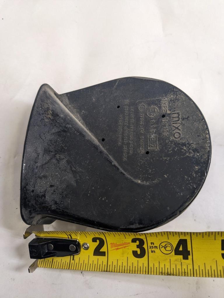 PORSCHE 84-91 944 LOW PITCH TONE ELECTRIC HORN SIREN MIXO TR129 #3 USED R21T2