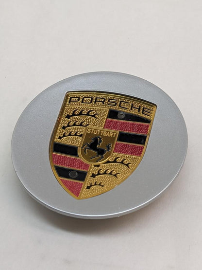 PORSCHE GRAY COLORED CENTER CAP (4) 7L5601149 NEW R21T2
