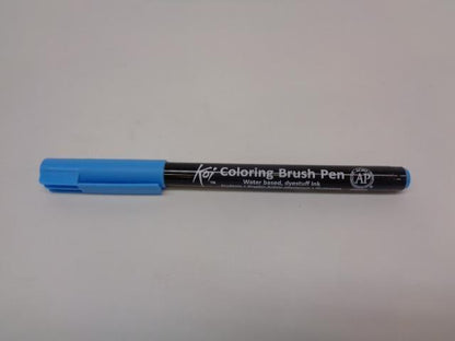 NEW SAKURA KOI BRUSH PEN AQCUA BLUE 39332 XBR#137 12 PACK R28