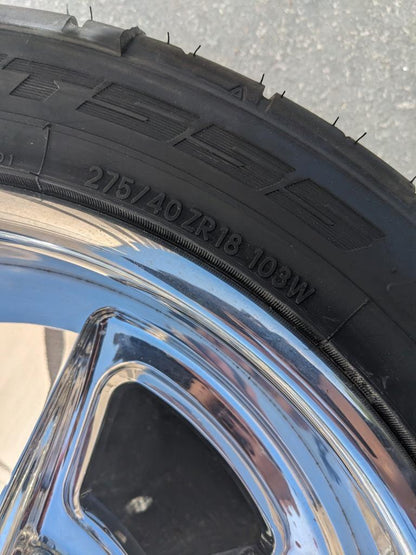 US MAG STAGGERED WHEEL SET 18X10 18X9 5X114.3 NITTO NT555 G2 TIRES 2003484606 B2