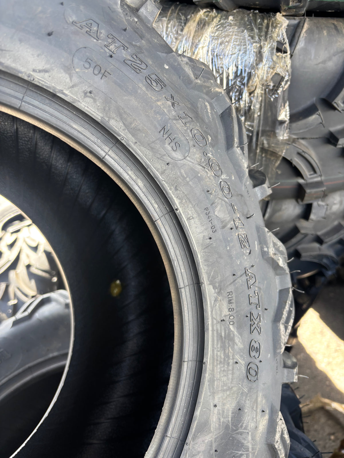 NOS WANDA P341 BSW P 25 10 12 6PLY ATV/UTV TIRE 10159