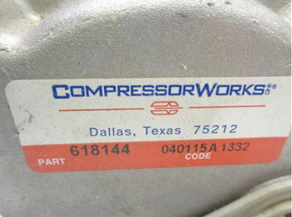 NEW COMPRESSOR WORKS/4 SEASONS 58144 AC COMPRESSOR 95-04 FORD, MAZDA, MERCURY R2-1